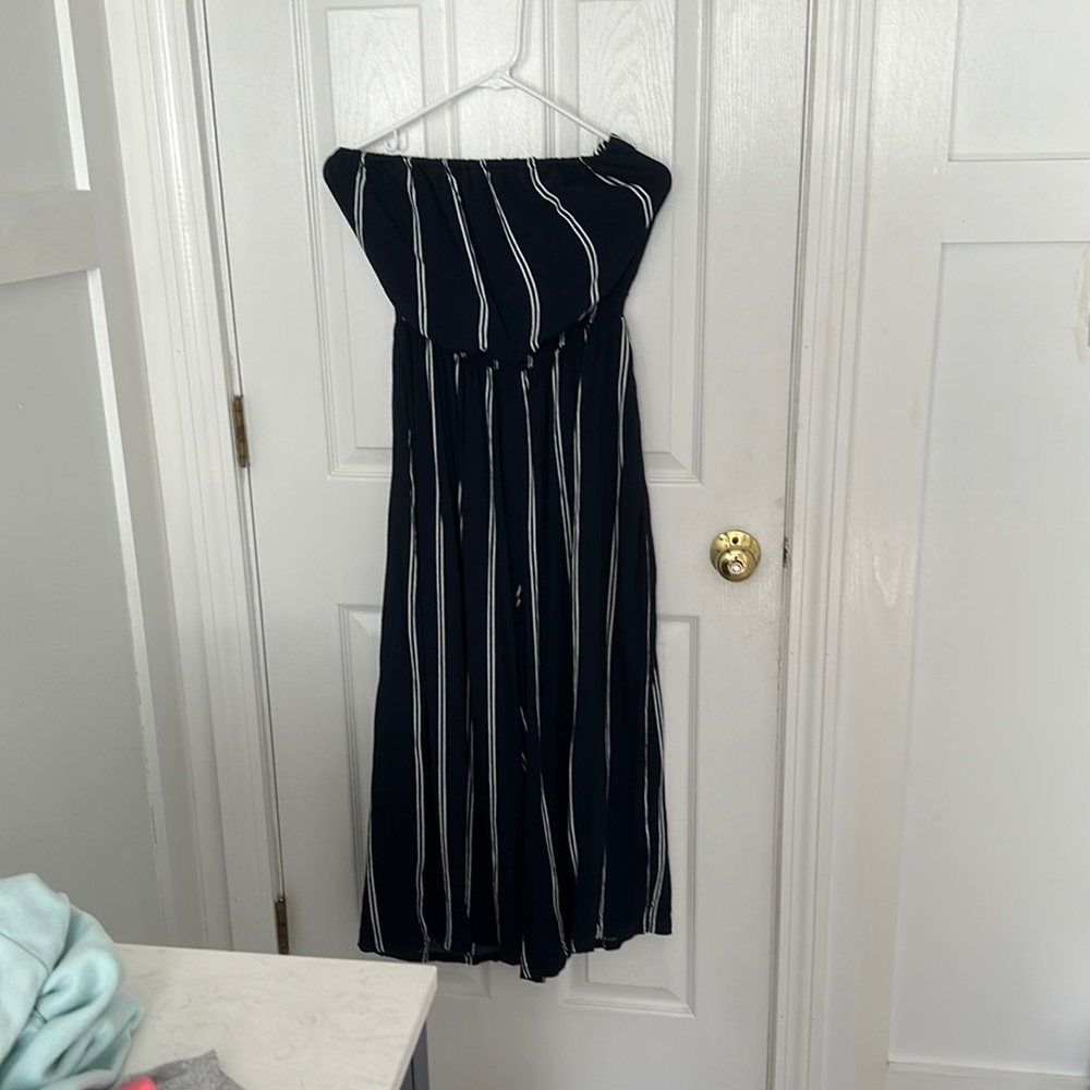 Large urban outfitters strapless jumpsuit